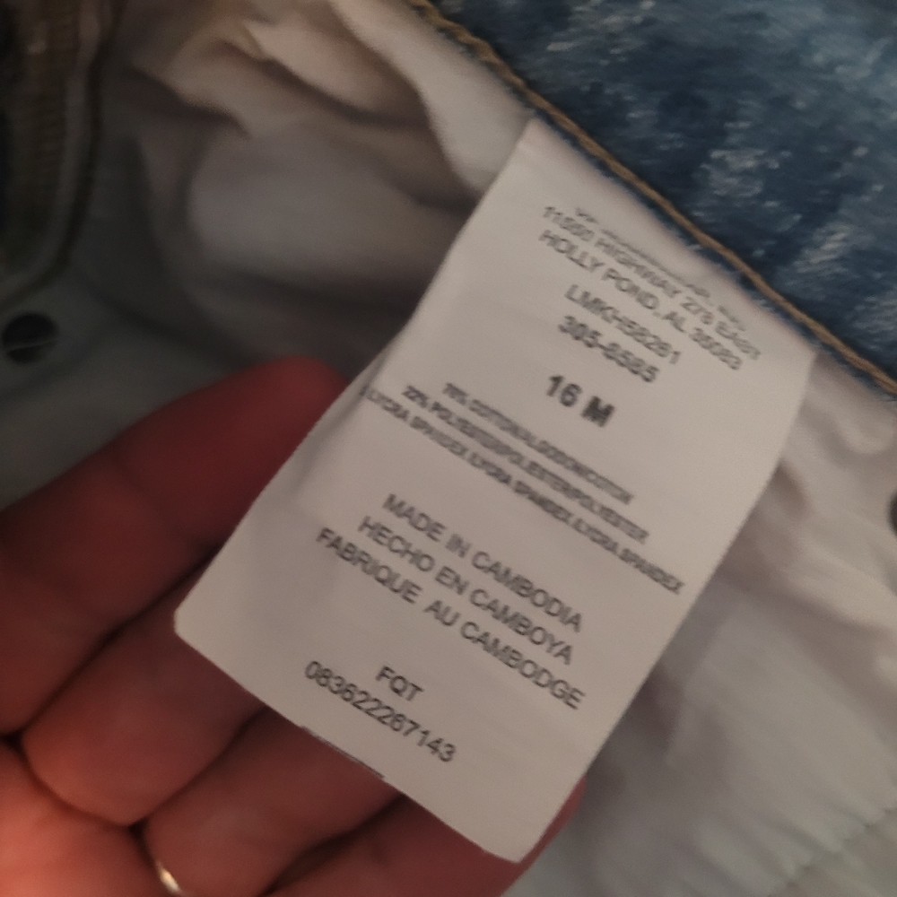 4/$15 SALE Lee | Stonewash Bootcut Jeans Pants EUC 16  SO CUTE! - Picture 8 of 8